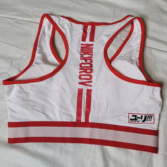 Hot Topic Yuri on Ice Victor Sports Bra XL - Picture 9 of 14